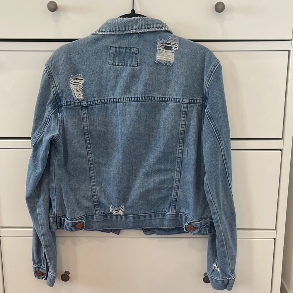 Distressed Jean Jacket - Picture 4 of 4